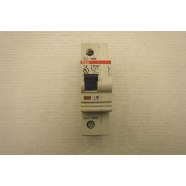 ABB S281UX-K15A CIRCUIT BREAKER 15 AMP #1 image