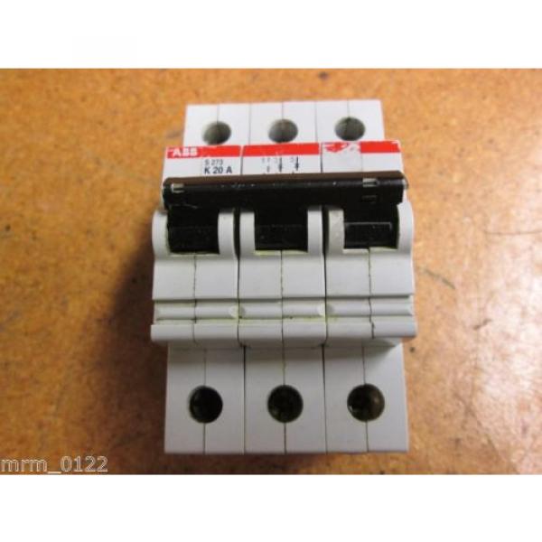 ABB S 273 K 20 A Circuit Breaker 20A 277/480Vac Used #1 image