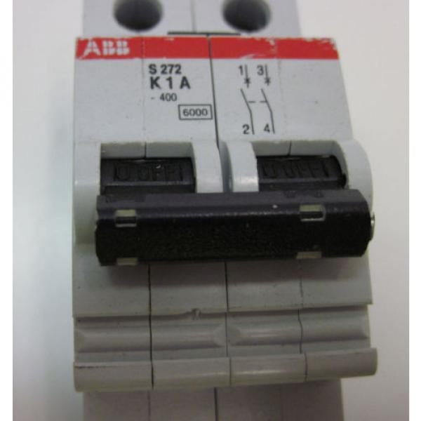 ABB MINI CIRCUIT BREAKER TYPE K TWO POLE 1A S272-K1 #2 image