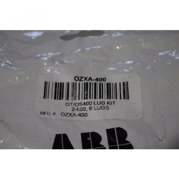 ABB OZXA-400 Terminal lug kit for use with OS400 and OT400 OZXA400 New #1 image