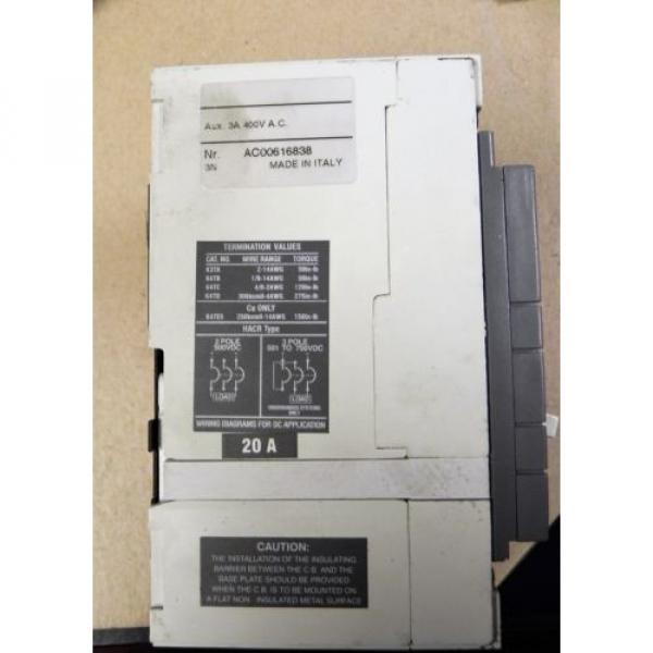 ABB SACE S3N N-5639 3P 20A Circuit Breaker. Used. #4 image