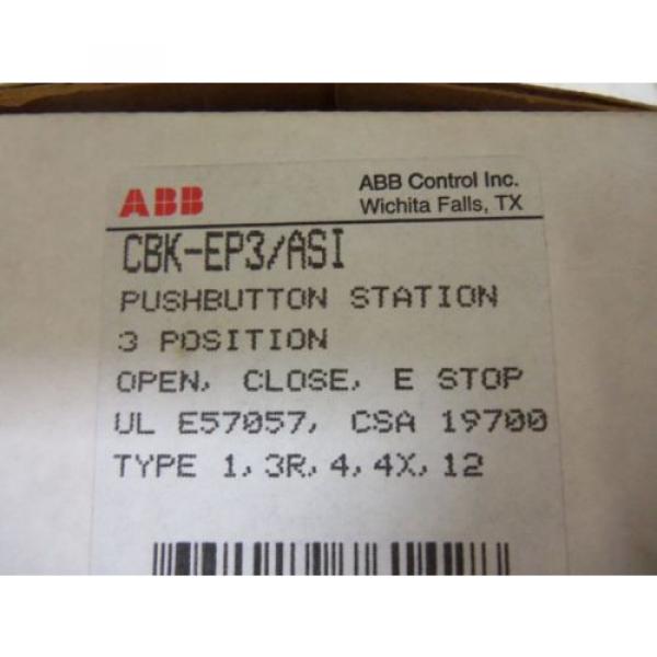 ABB CBK-EP3/ASI PUSH BUTTON STATION *NEW IN BOX* #2 image