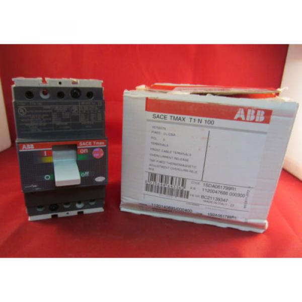 ABB CIRCUIT BREAKER  T1N015TL  480 VAC  3 POLE #2 image