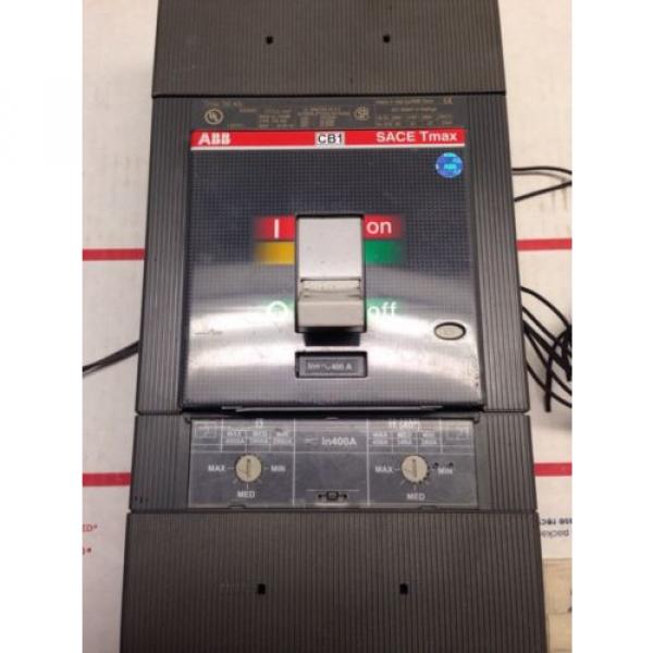 ABB Circuit Breaker Tmax T5S 400 T5SQ400TW 400amp 3 Pole #2 image