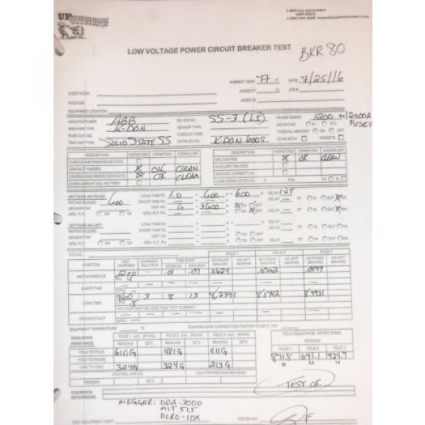 ABB K-DON 600S 1200 AMP FRAME 600 TRIP SOLID STATE SS-3 AIR POWER BREAKER LI #5 image