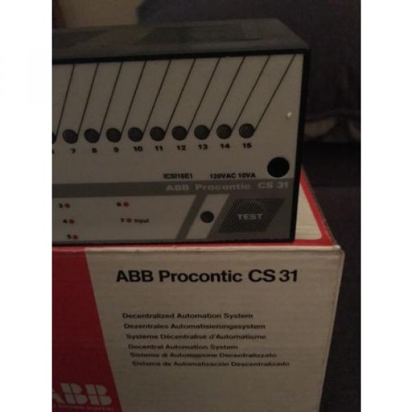 New ABB Procontic CS 31 I/O Remote Unit ICSI16E1 Free Shipping #3 image