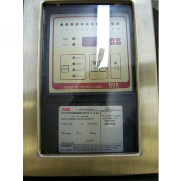 ABB Power Factor Regulator RVR A48R450B9FI-ED1 Enclosure 3R Outdoor 480V 3 Phase #1 image