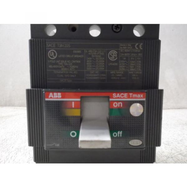 ABB SACE T3N 225 BREAKER, 150 AMP, 3 POLE, (USED, AS IS) #2 image