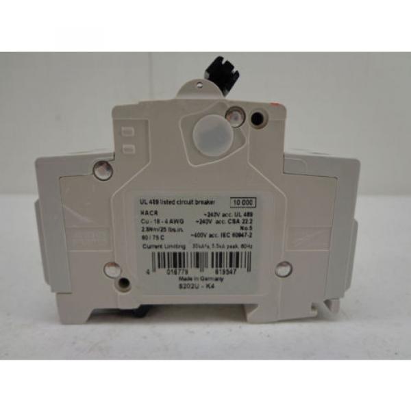 ABB S202U-K4A Circuit Breaker 4A 2P 240V #2 image