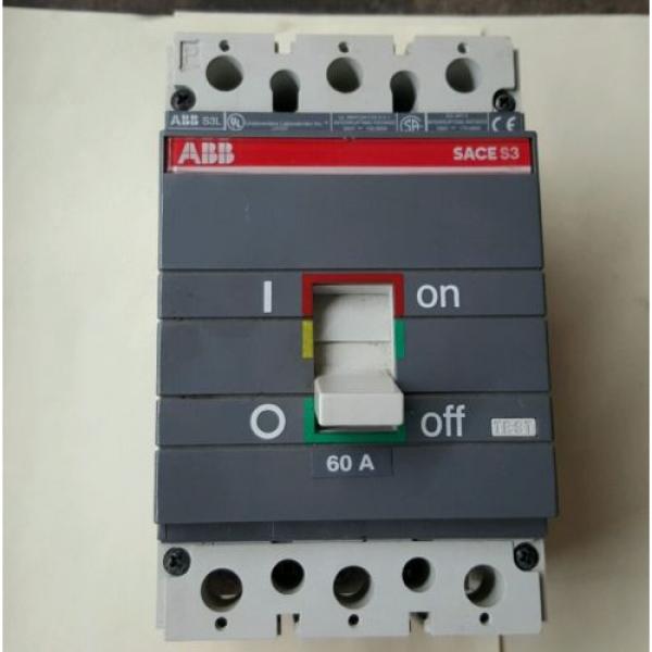 ABB S3L 3 POLE UNIT E93565 Circuit Breaker 60 amp #1 image