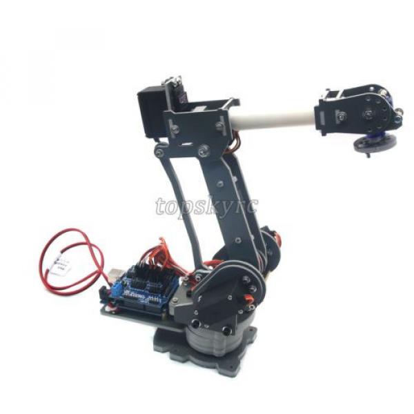 ABB 6-Axis Robot Mechanical Arm Alloy Robotics Arm Rack w/ Servos Arduino UNO R3 #3 image