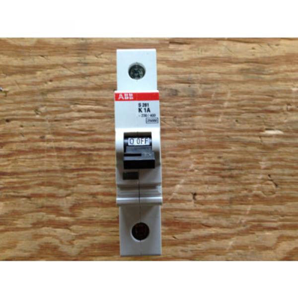 ABB S281-K1  Current Limiting 1P 1A K Trip Curve 480Y/277 Din Rail *NEW IN BOX!* #2 image