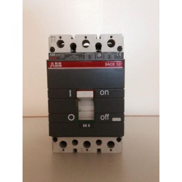 ABB sace s3 80 Amp Circuit Breaker #1 image