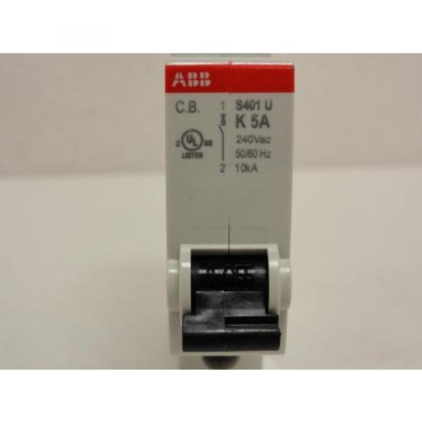 169651 New-No Box, ABB S401U-K5 Mini-Circuit Breaker, 5A, 1 Pole, 240V #4 image