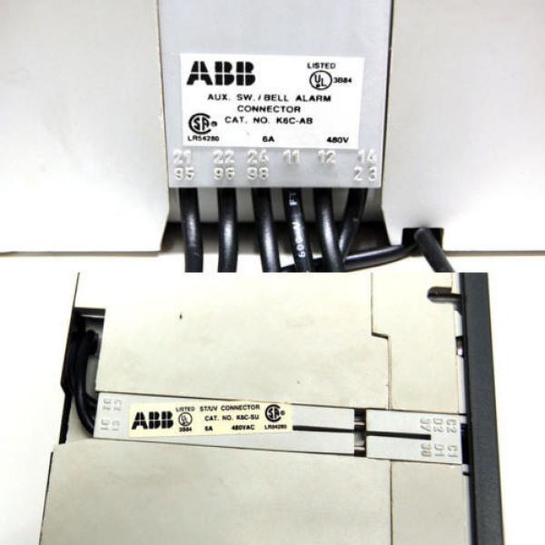 ABB SACE Type S6N 2-Pole 600A Unit 600VAC/500VDC Circuit Breaker S6 w/ Aux #3 image