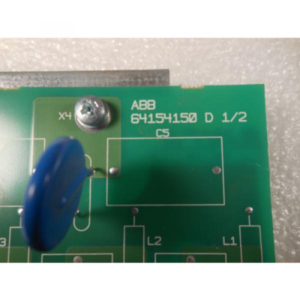 ABB 64154150 D 1/2 58939480C NVAR-55 VARISTOR BOARD #2 image