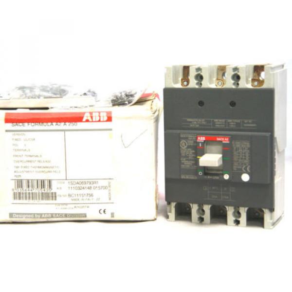 ABB SACE Formula A2A225TW 1SDA069985R1 225A 240V 3P Circuit Breaker A2A250 New #1 image