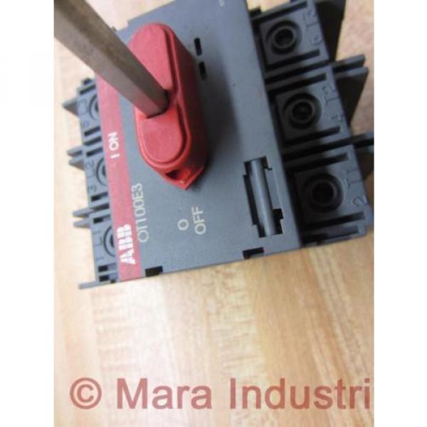 ABB OT100E3 Disconnect Switch Operator - Used #2 image