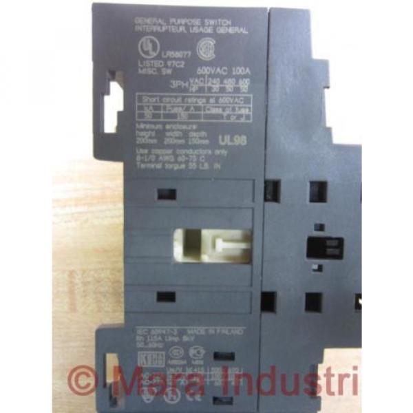 ABB OT100E3 Disconnect Switch Operator - Used #3 image