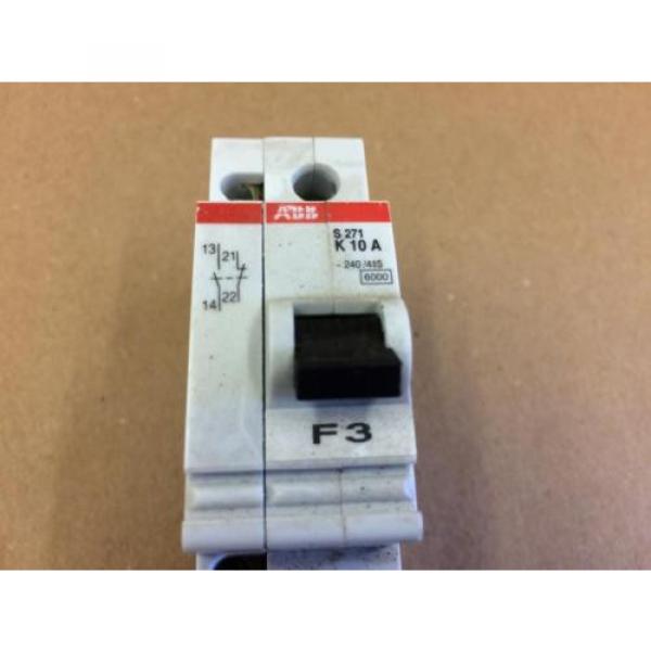 ABB S271-K10A 1P 10A AMP 277/480V-AC MOLDED CASE CIRCUIT BREAKER #2 image