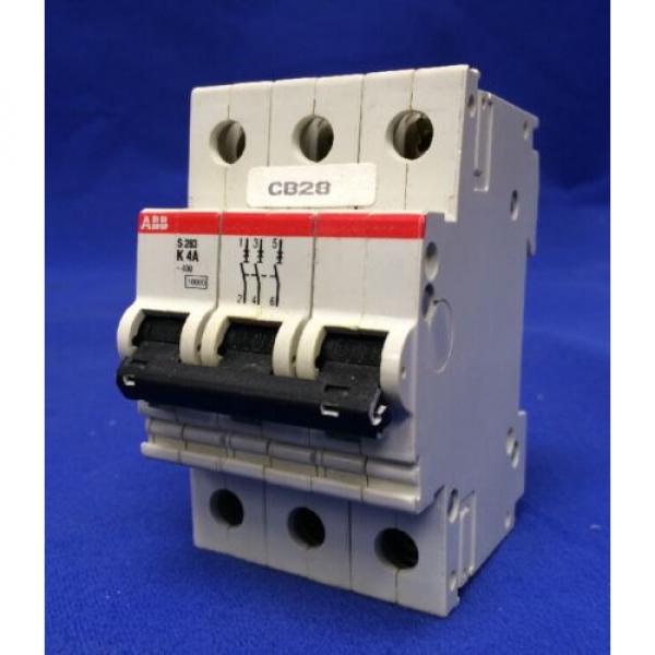 ABB S283 K4A CIRCUIT BREAKER 3-POLE 4AMP 277/480V #2 image