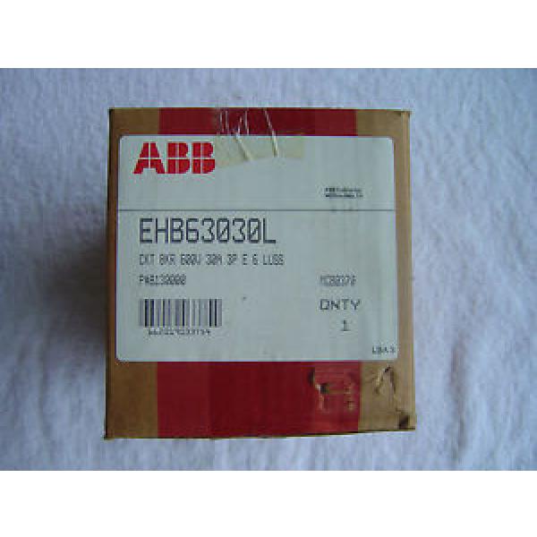 NIB ABB 30 Amp  Breaker  600V     3 Pole     EHB63030L #1 image