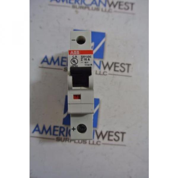 ABB 1 pole 16 Amp Breaker S201UDC-Z 16A  S201UDC  60v #1 image