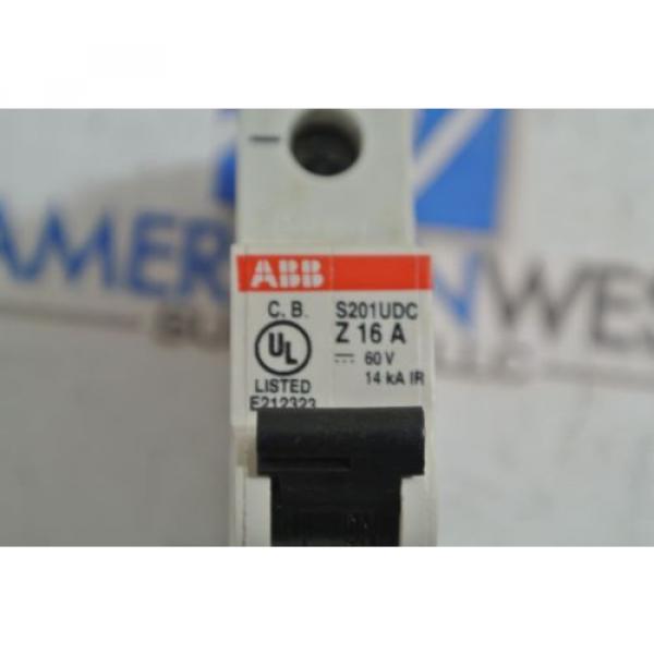 ABB 1 pole 16 Amp Breaker S201UDC-Z 16A  S201UDC  60v #2 image