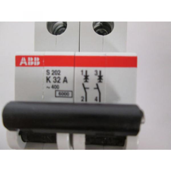 ABB  S202-K32 Circuit Breaker 480Y/277 32A 2 Pole #2 image