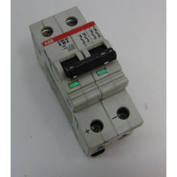 ABB MINI CIRCUIT BREAKER TYPE K TWO POLE 40A S282UC-K40 #1 image