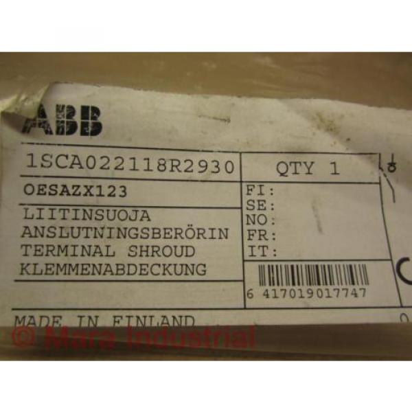 ABB 1SCA022118R2930 Terminal Shroud #2 image