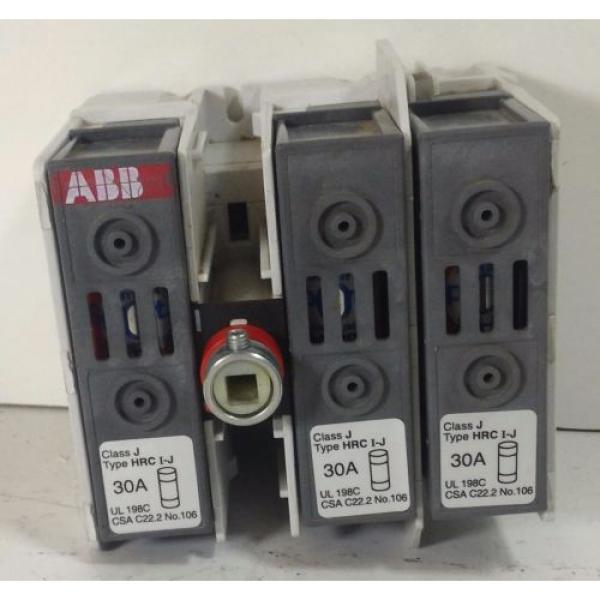 ABB OS 30FAJ12 30AMP 600VAC Fused Disconnect Switch  (K) #1 image