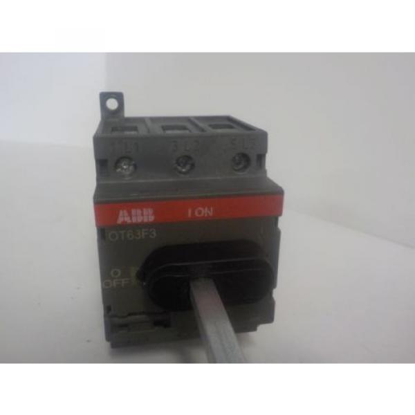 ABB OT63F3 USED GENERAL SWITCH #2 image