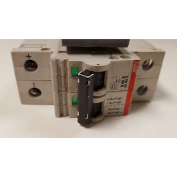 ABB S282UC-K40A 2 Pole 40 Amp 480 Volt Circuit Breaker #1 image