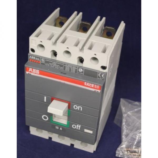 ABB SACE ISOMAX S3 L 150 CIRCUIT BREAKER 15A 1SDA037357R1 #2 image