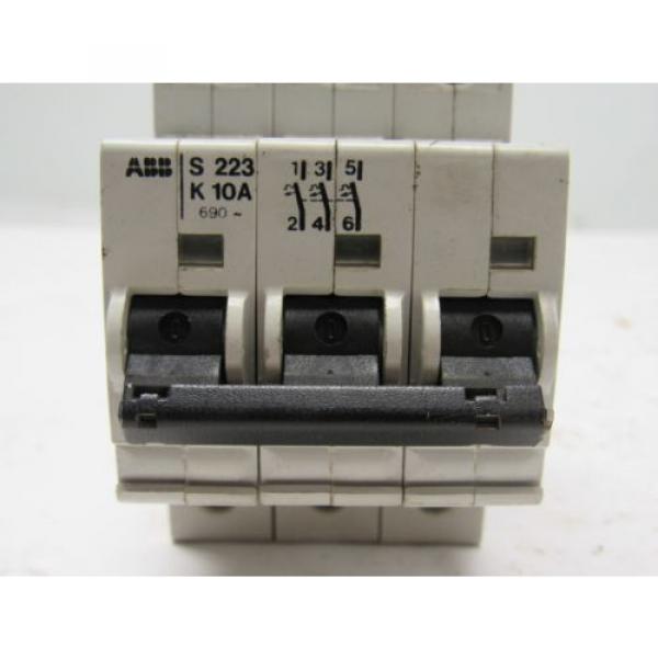 ABB S223K10A Circuit Breaker 3 Pole 10A 690V #8 image