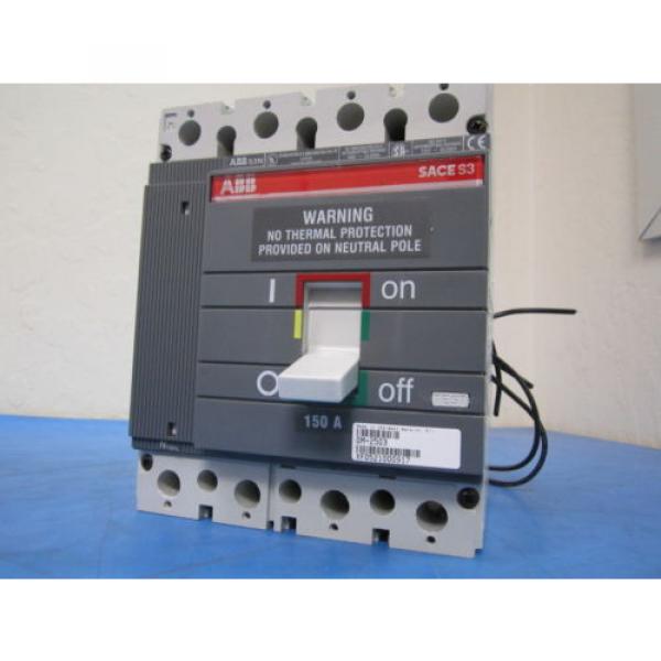 ABB SACE S3 S3N 150 amp 400v AC Circuit Breaker #1 image