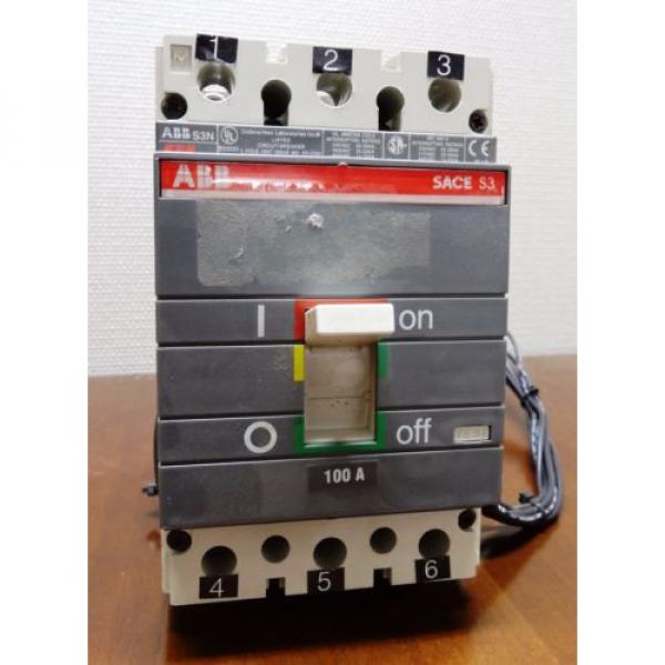 ABB SACE S3 100A 3-Pole XR-2394 Circuit Breaker #1 image