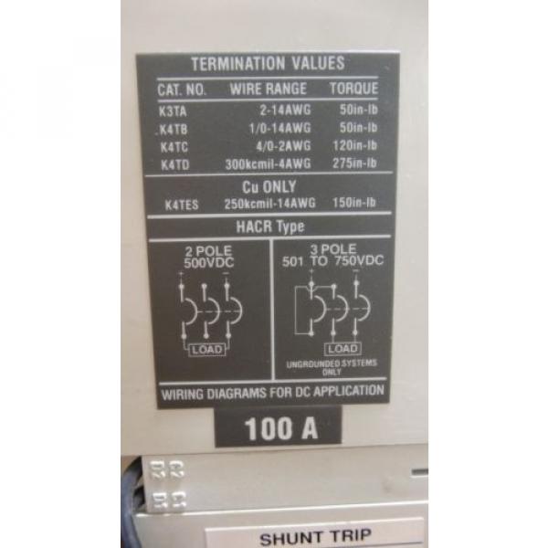 ABB SACE S3 100A 3-Pole XR-2394 Circuit Breaker #5 image