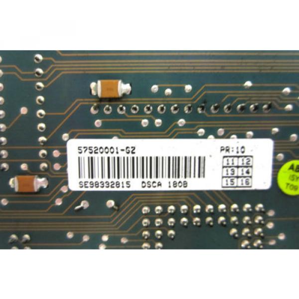 ABB 57520001-GZ  PC BOARD 57520001GZ   DSCA 180B #3 image