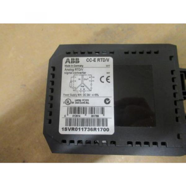 ABB ANALOG RTD/V SIGNAL CONVERTER CC-E RTD/V CCERTDV USED #2 image