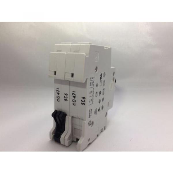 ABB S202-C6 2P 6 A 277/480V CIRCUIT BREAKER #3 image