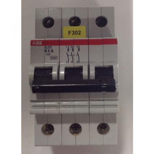 ABB 6A 400V 3-POLE CIRCUIT BREAKER S273 K6A #1 image