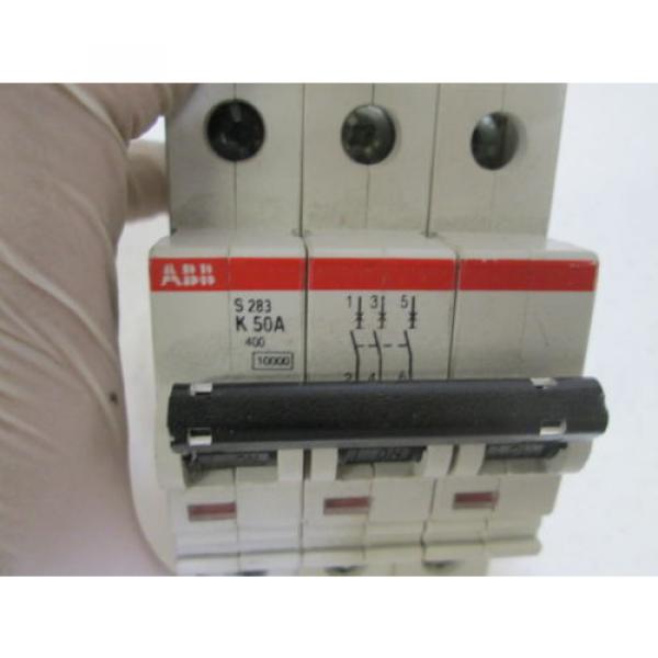 ABB CIRCUIT BREAKER S283 K50A *USED* #2 image