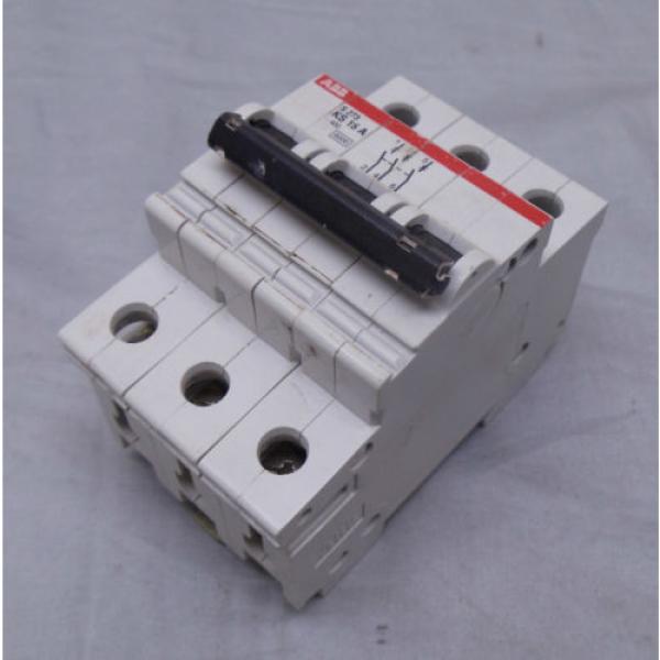 Used ABB KS 15A S273, ~400, Three Pole 15A Circuit Breaker (wrs) #1 image