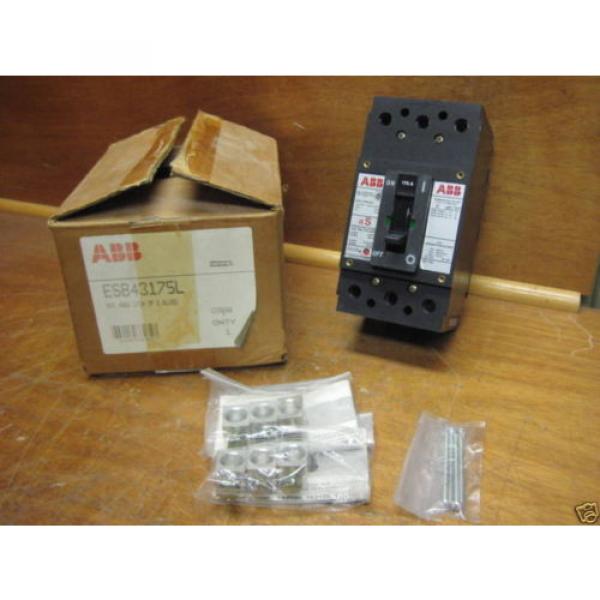 ABB ESB43175L 175A Breaker 480V NEW Type ES 175 Amp 480 VAC ESB43175-L NIB #1 image