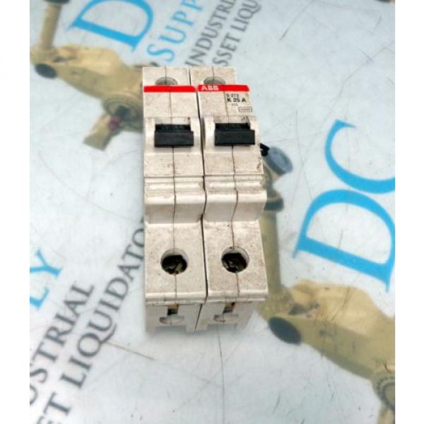 ABB S 273 K 25 A SINGLE POLE 277/480 VAC CIRCUIT BREAKER LOT OF 2 #2 image