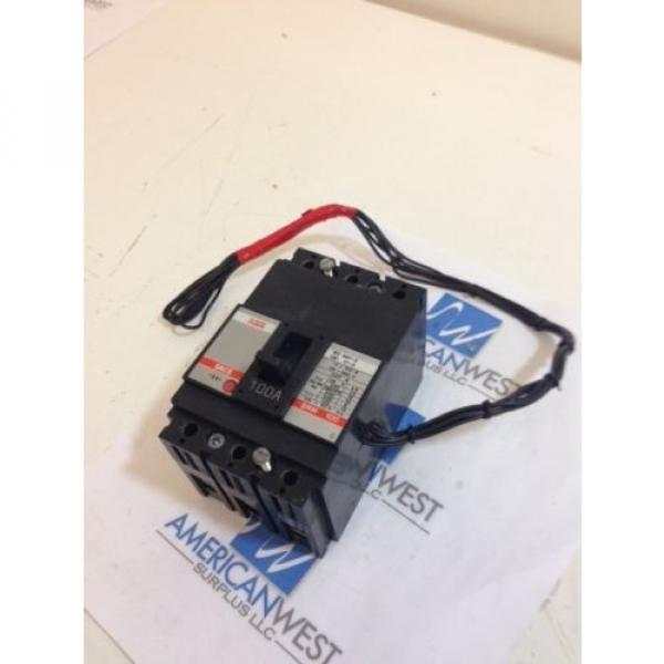 ABB SRN 100 100 AMP 3 Pole Circuit Breaker Used #1 image