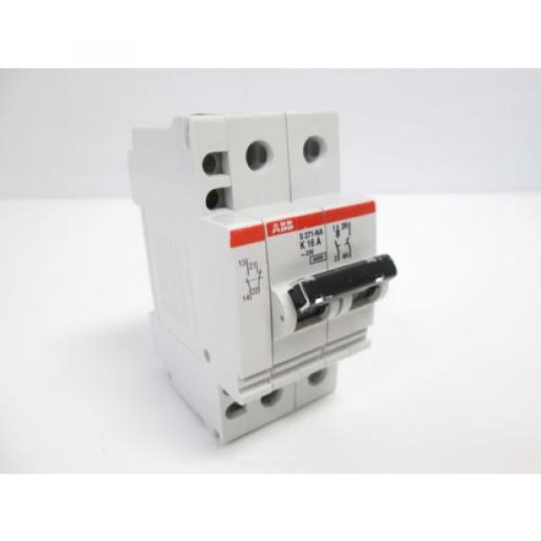 ABB S271-NAK16A Circuit Breaker, 2 Pole, 16 Amp, 230V #1 image