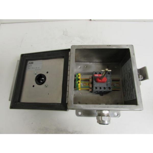 ABB NF32X-4PB6A TYPE 4X ENCLOSED DISCONNECT SWITCH 600V 60HZ 40A **XLNT** #2 image